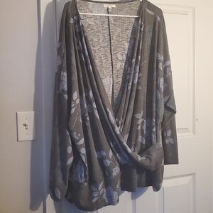 Maurices Floral Drape Women's Top